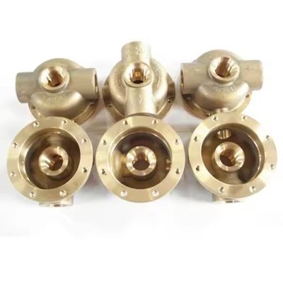 Bagian Casting Kuning Tembaga Kuning Disesuaikan Untuk Mesin Hardware
