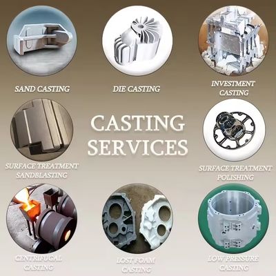 Ukuran yang disesuaikan dan Bagian Aluminium Die Casting untuk Produk Logam OEM Precision