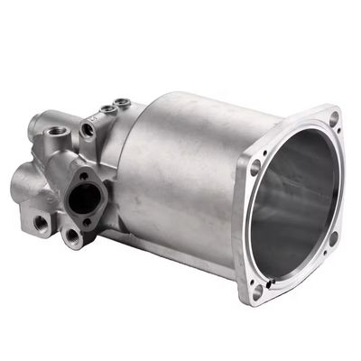 Custom Logo Precision Die Casting Bagian Aluminium Dengan Lapisan Seng Dan Ukiran