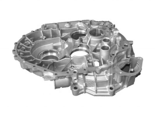 Custom Logo Precision Die Casting Bagian Aluminium Dengan Lapisan Seng Dan Ukiran