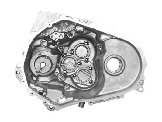 Custom Logo Precision Die Casting Bagian Aluminium Dengan Lapisan Seng Dan Ukiran