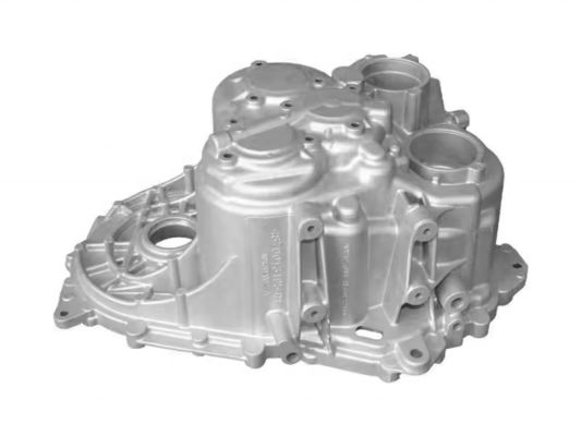 Custom Logo Precision Die Casting Bagian Aluminium Dengan Lapisan Seng Dan Ukiran