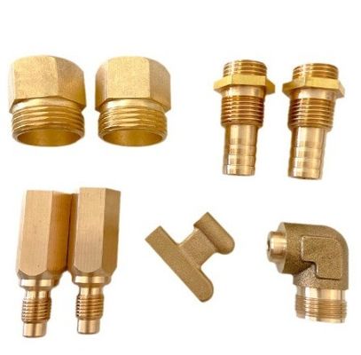 Bagian mesin katup pompa presisi dengan ukuran khusus Bronze Copper Brass Casting
