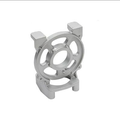 Mesin Basis Flange Die Casting Baja Paduan Seng Aluminium Kustom Pengecoran Pasir Tembaga