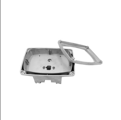 Mesin Basis Flange Die Casting Baja Paduan Seng Aluminium Kustom Pengecoran Pasir Tembaga