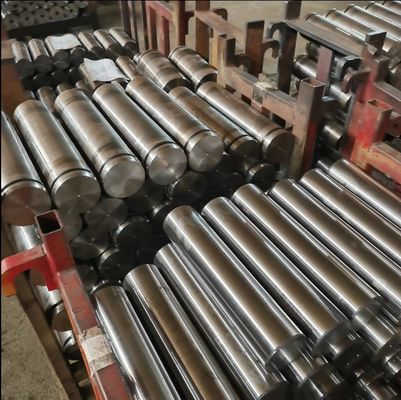 OEM\ODM Layanan Bagian Metal Forging Baja Custom Axis Pump Shaft