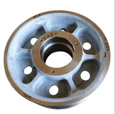 OEM Bagian-bagian penempaan besi stainless steel Aluminium Fly Wheel Pulley