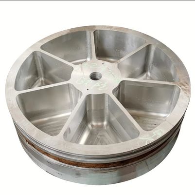 OEM Bagian-bagian penempaan besi stainless steel Aluminium Fly Wheel Pulley