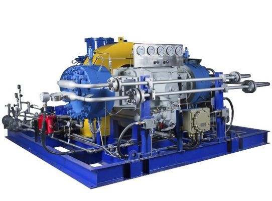 Kompresor Diafragma Gas Air Hidrogen 55kw Hidrogen Efisiensi Kerja Tinggi Inlet 2mpa Aliran Pelepasan 240nm3/h H2