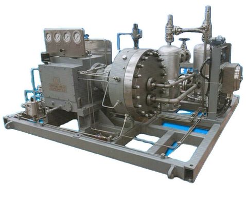 Kompresor Diafragma Gas Air Hidrogen 55kw Hidrogen Efisiensi Kerja Tinggi Inlet 2mpa Aliran Pelepasan 240nm3/h H2